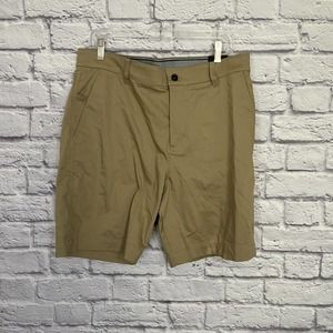 Nike Dri-FIT UV Men's 9" Golf Chino Beige Shorts DA4142-297 Size 34